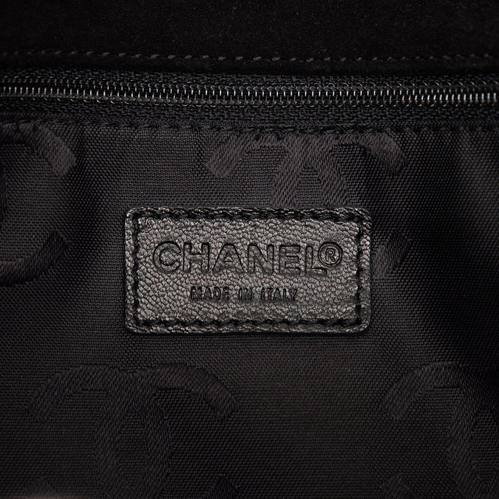 Chanel CC Surpiqué Daim Cabas