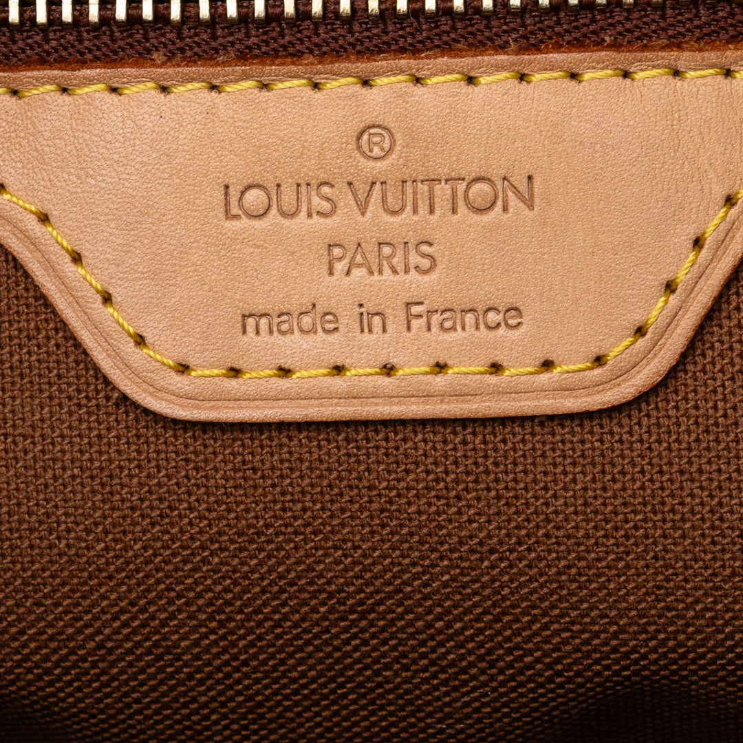 Cabas Piano Monogram Marron