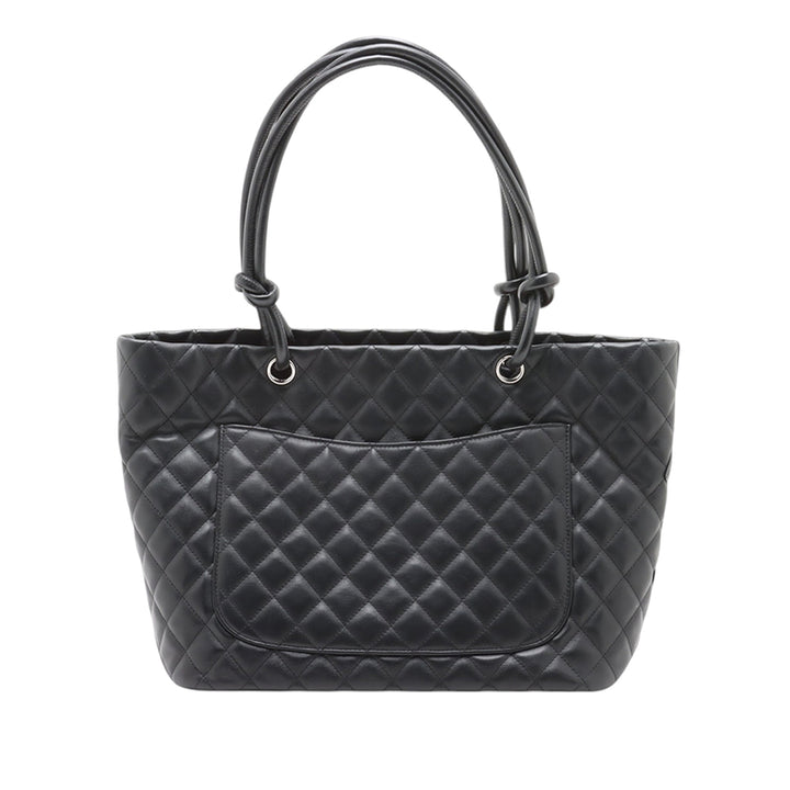 Chanel Large Cuir d’agneau Cambon Ligne Cabas