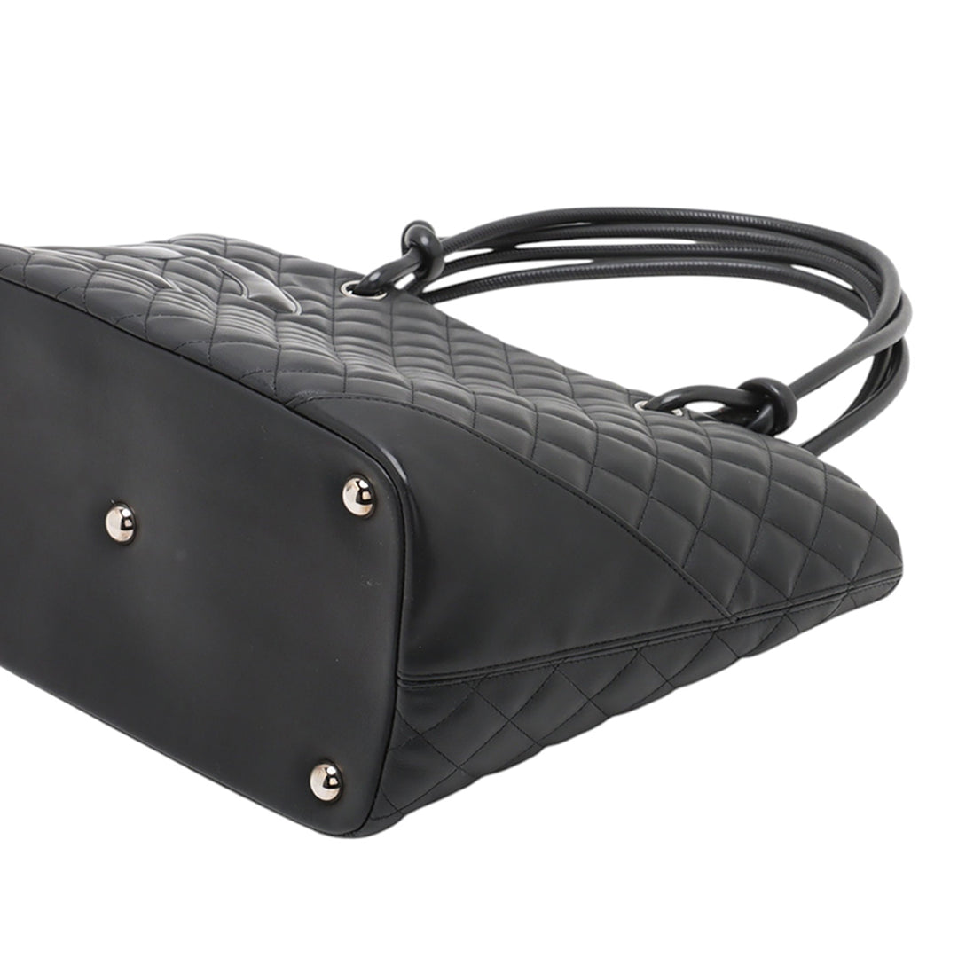 Chanel Large Cuir d’agneau Cambon Ligne Cabas