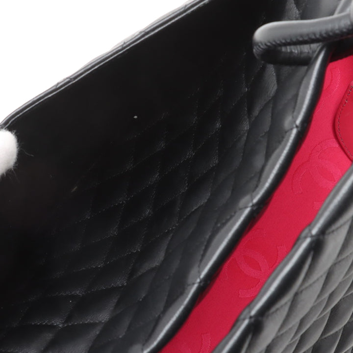 Chanel Large Cuir d’agneau Cambon Ligne Cabas