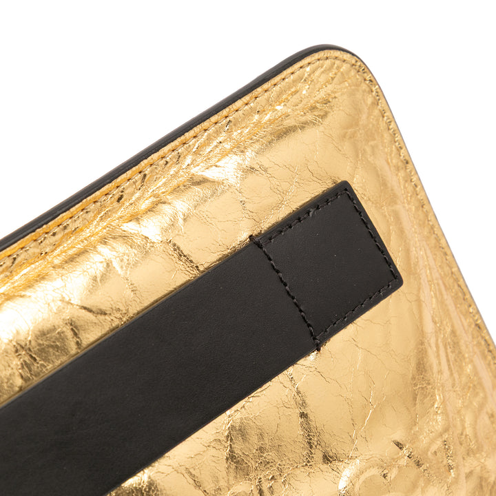 Chanel Metallic Cuir d’agneau Je Ne Suis Pas En Solde Pochette