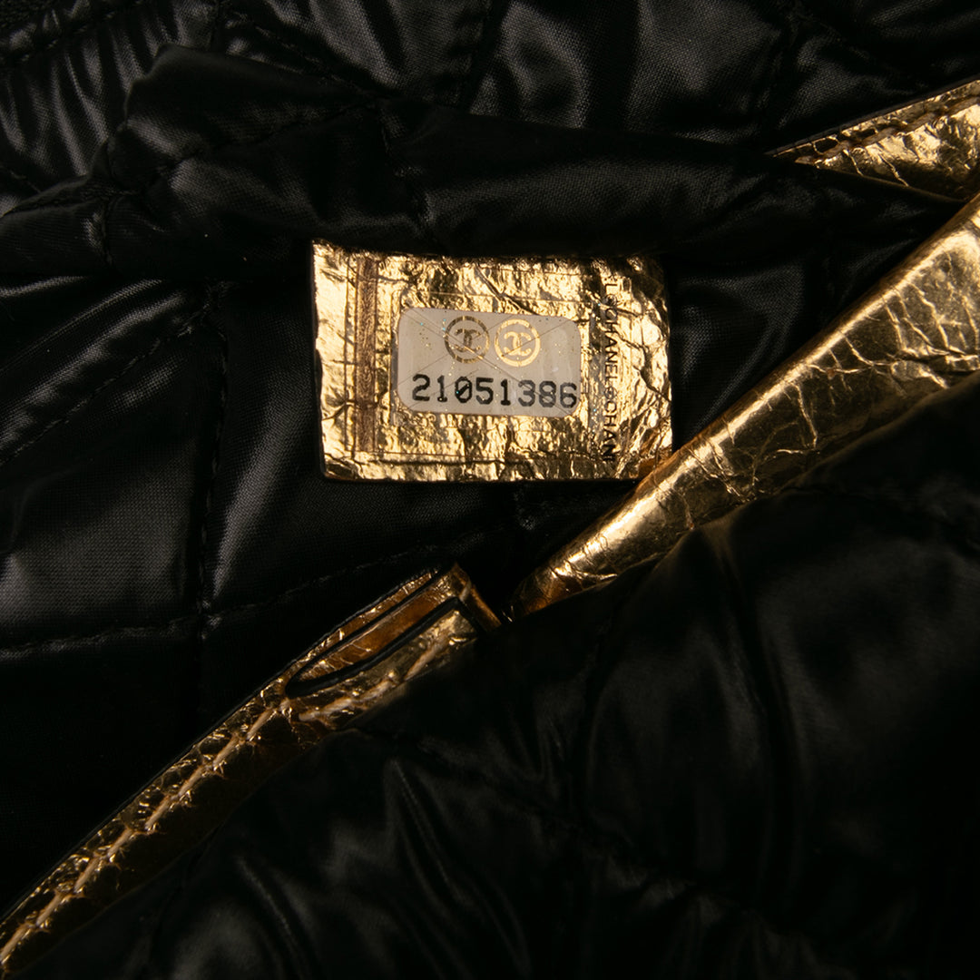 Chanel Metallic Cuir d’agneau Je Ne Suis Pas En Solde Pochette