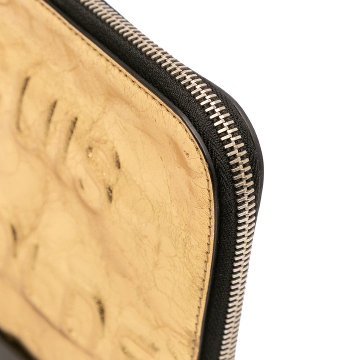 Chanel Metallic Cuir d’agneau Je Ne Suis Pas En Solde Pochette