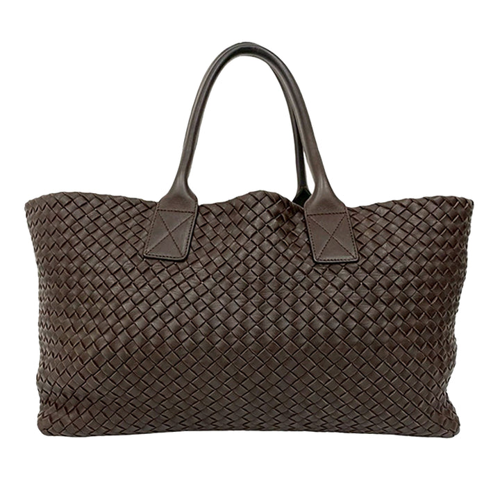 Bottega Veneta Medium Cuir d’agneau Intreccio Cabat Cabas