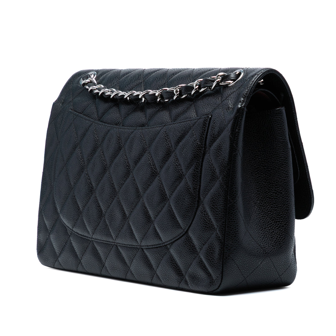 Chanel Jumbo Classic Caviar Double rabat Noir – GABY PARIS Authentique