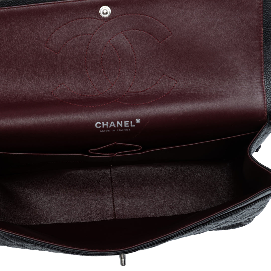 Chanel Jumbo Classic Caviar Double rabat Noir – GABY PARIS Authentique