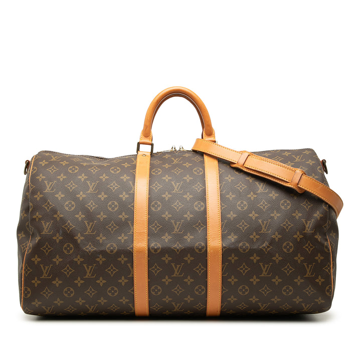 Keepall Bandouliere 55 Monogram Marron