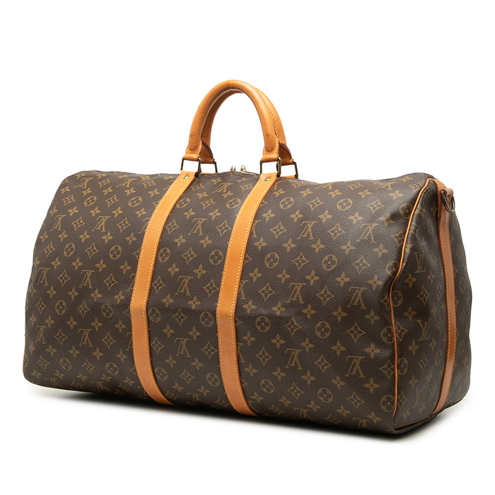 Keepall Bandouliere 55 Monogram Marron