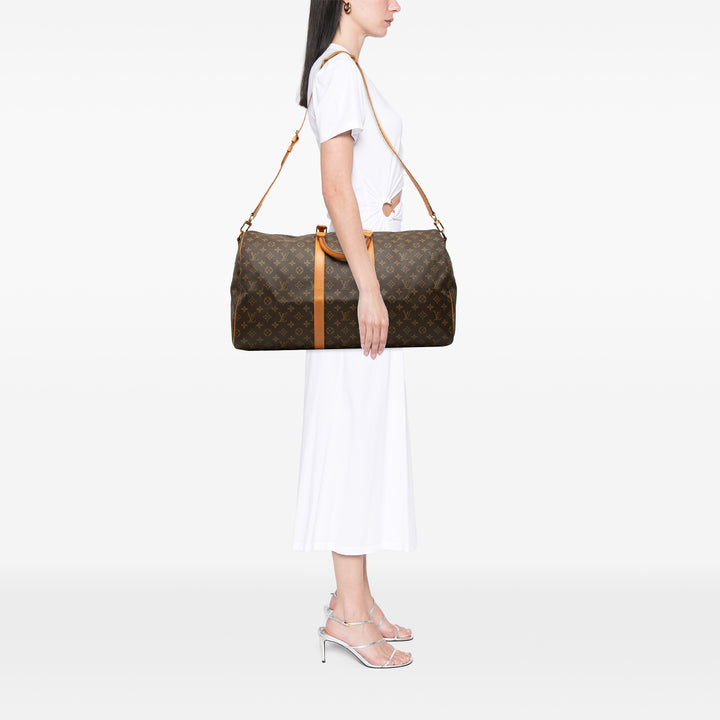 Keepall Bandouliere 55 Monogram Marron