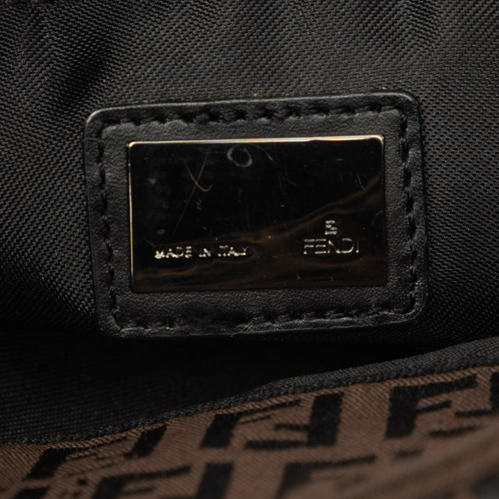 Fendi Sac à main Zucchino Marron – vue 5 – GABY PARIS