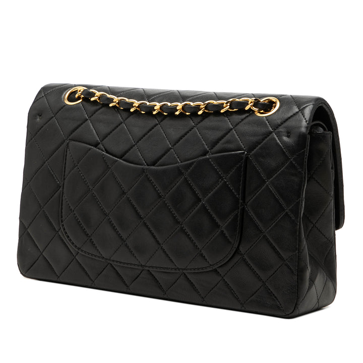 Chanel Classic Double rabat Moyen Cuir d'agneau Noir – vue 2 – GABY PARIS