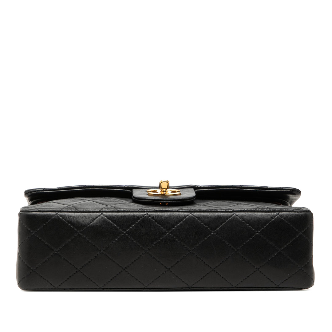 Chanel Classic Double rabat Moyen Cuir d'agneau Noir – vue 3 – GABY PARIS