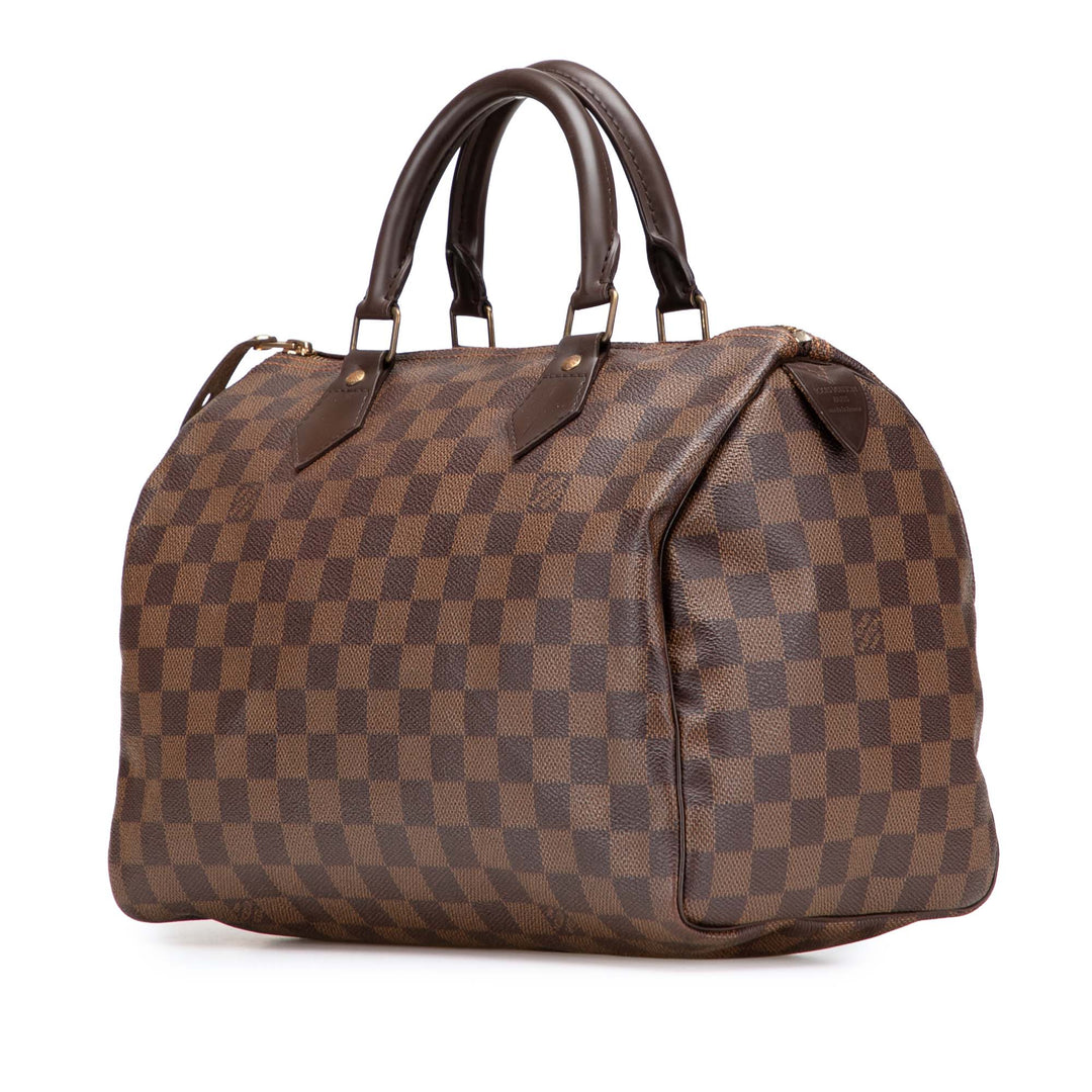 Damier Ebene Speedy 30 Brown - Gaby Paris