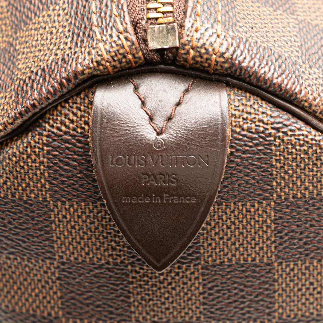 Damier Ebene Speedy 30 Brown - Gaby Paris