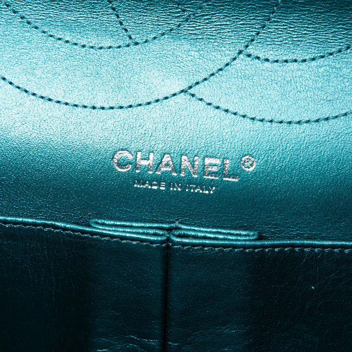 Chanel Matelassé Metallic Cuir d’agneau Reissue 2.55 Double rabat 227