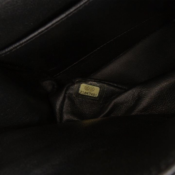 Chanel Medium Classic Chevron Cuir d’agneau Double rabat Noir – GABY PARIS Authentique