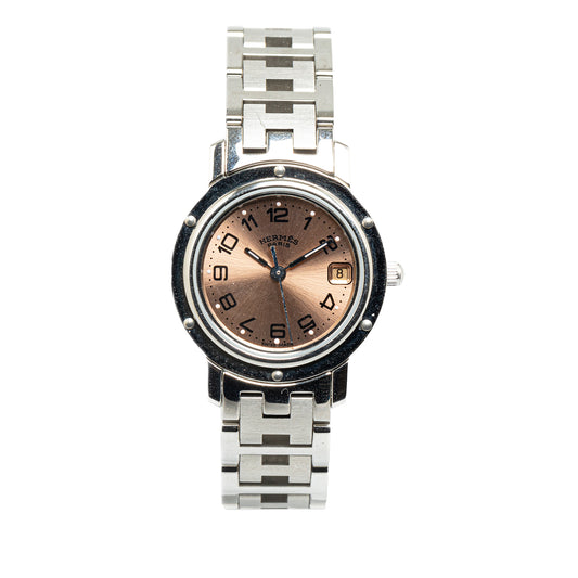 Quartz Stainless Steel Clipper Watch Silver - Gaby Paris