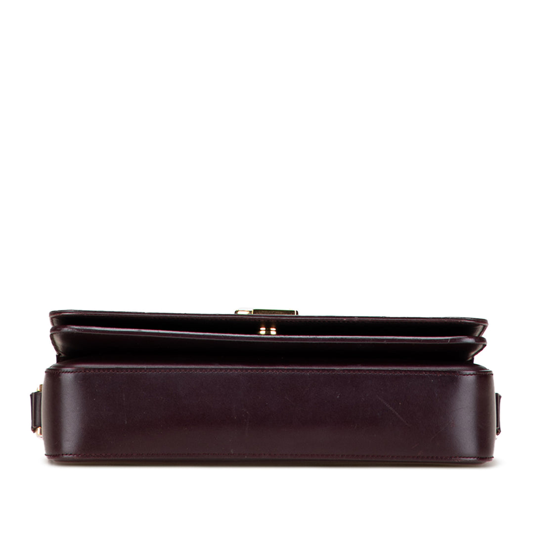 Saint Laurent Medium Cuir Monogram Universite Bag Rouge