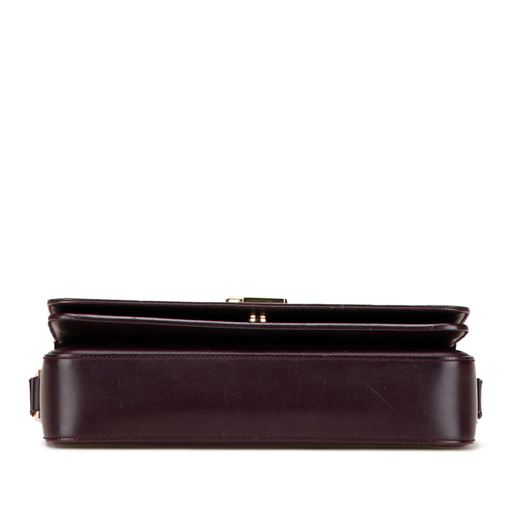 Saint Laurent Medium Cuir Monogram Universite Bag Rouge