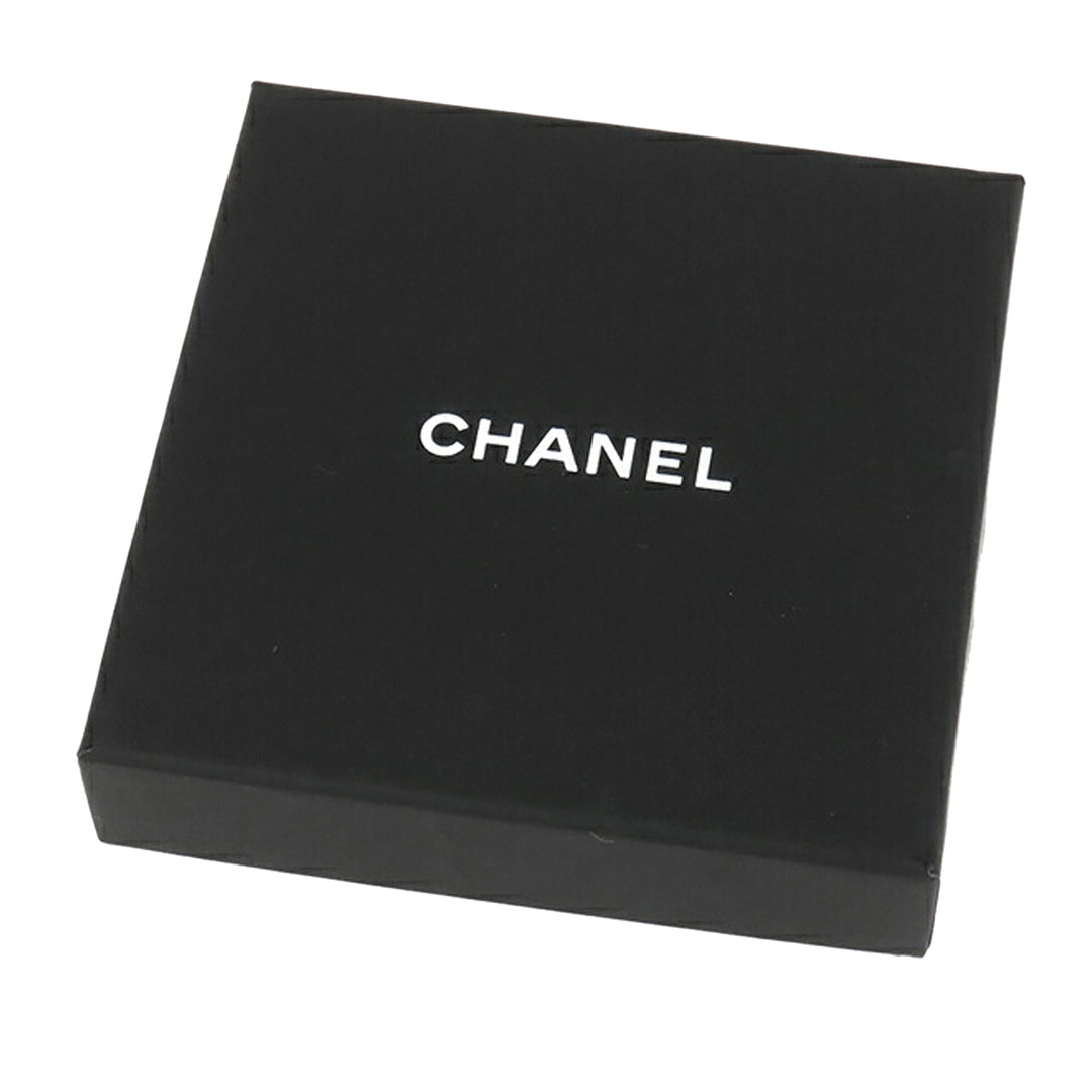 Chanel CC plaqué Cristal Chain Hoop Boucle d’oreilles