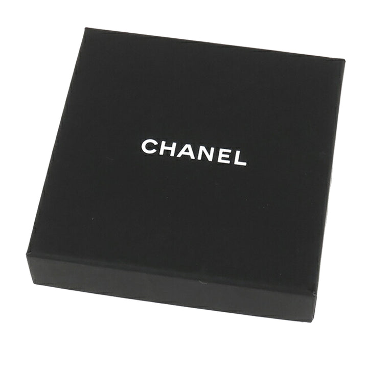 Chanel CC plaqué Cristal Chain Hoop Boucle d’oreilles