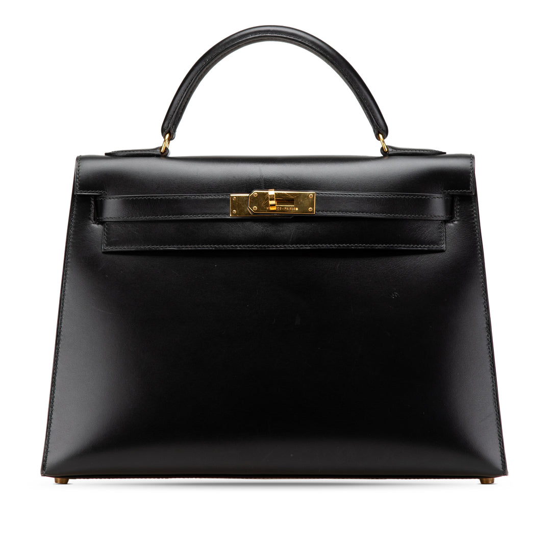 Box Calf Kelly Sellier 32 Black - Gaby Paris