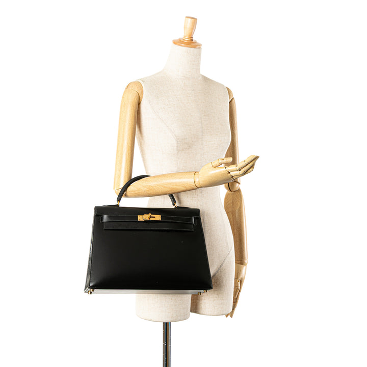 Box Calf Kelly Sellier 32 Black - Gaby Paris