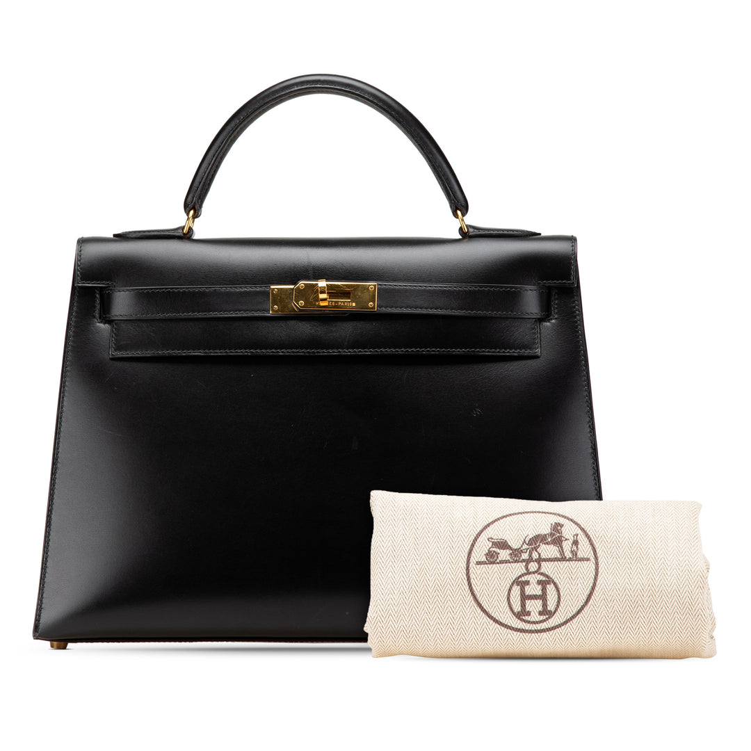 Box Calf Kelly Sellier 32 Black - Gaby Paris