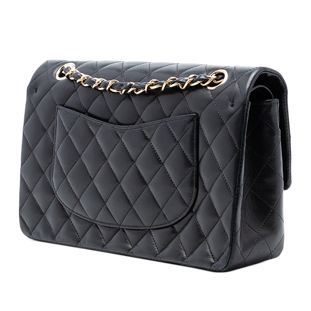 Chanel Medium Classic Cuir d’agneau Double rabat