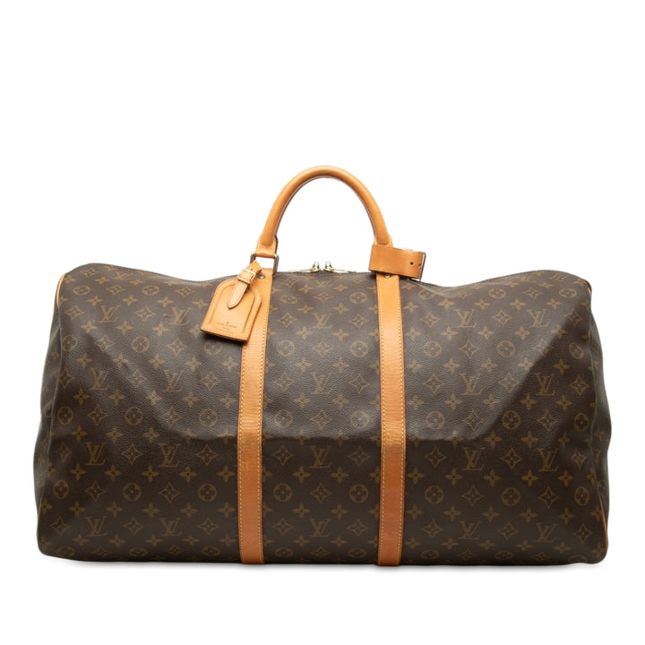 Louis Vuitton Keepall 60 Monogram Marron – vue principale – GABY PARIS