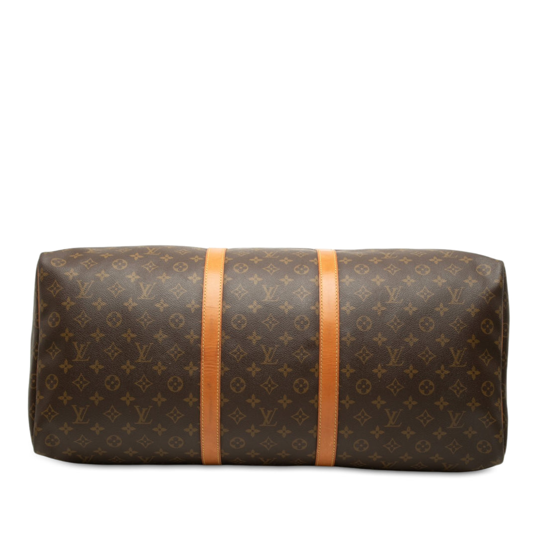 Louis Vuitton Keepall 60 Monogram Marron – vue 3 – GABY PARIS