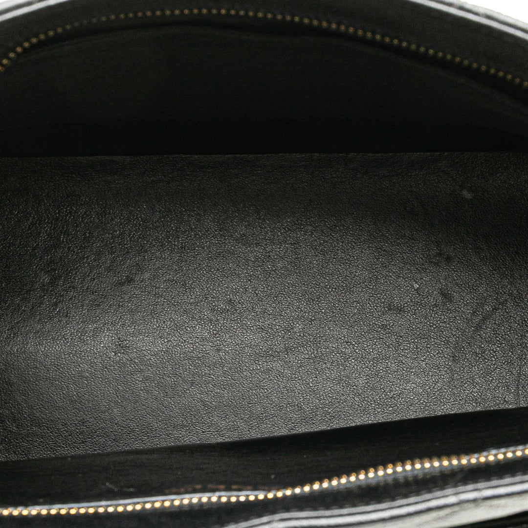 Caviar Medallion Tote Black - Gaby Paris