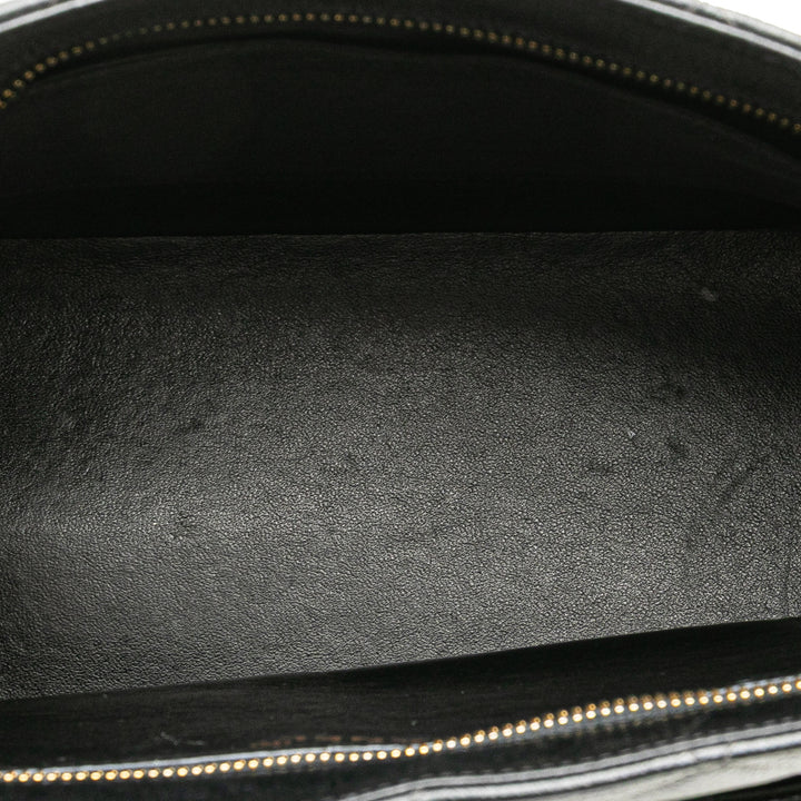 Caviar Medallion Tote Black - Gaby Paris