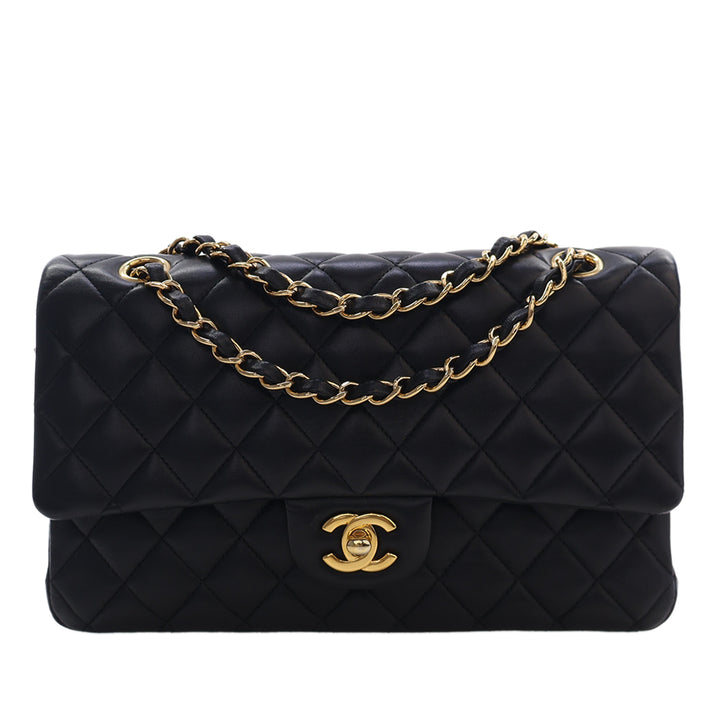 Chanel Medium Classic Cuir d’agneau Double rabat