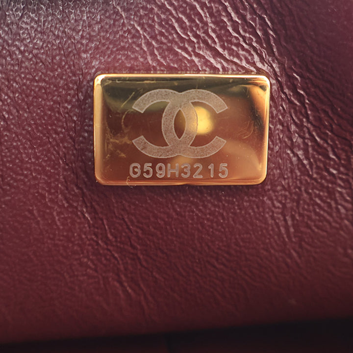 Chanel Medium Classic Cuir d’agneau Double rabat