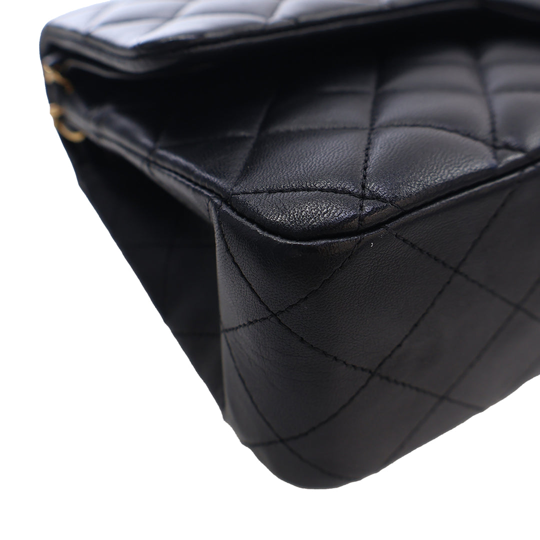Chanel Medium Classic Cuir d’agneau Double rabat