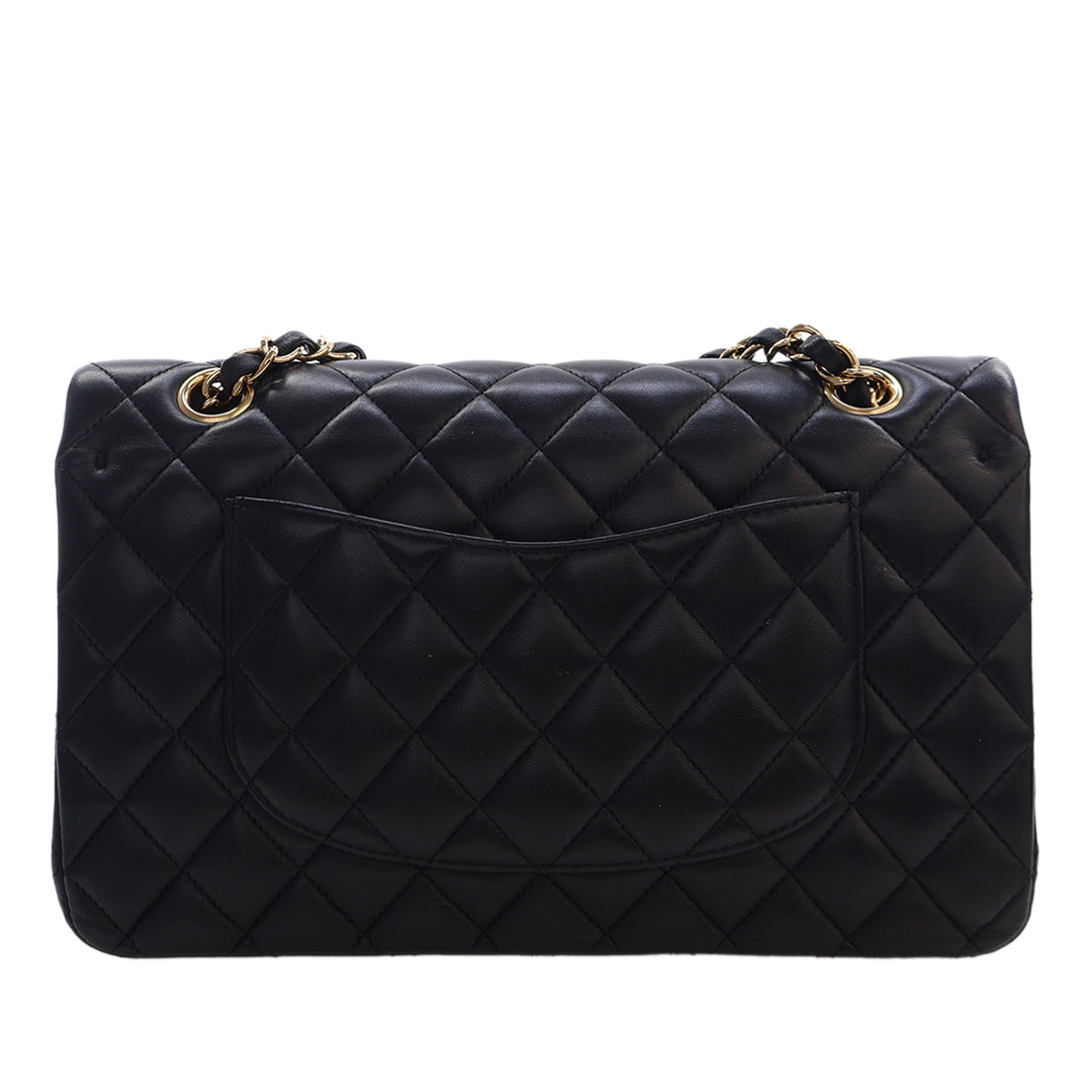 Chanel Medium Classic Cuir d’agneau Double rabat