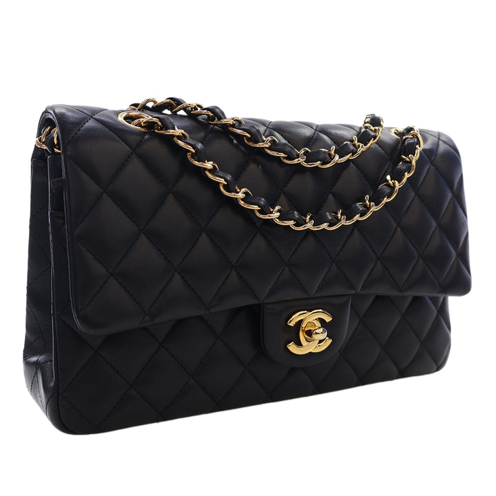 Chanel Medium Classic Cuir d’agneau Double rabat