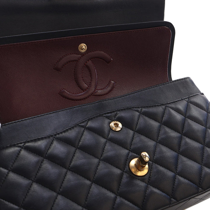 Chanel Medium Classic Cuir d’agneau Double rabat