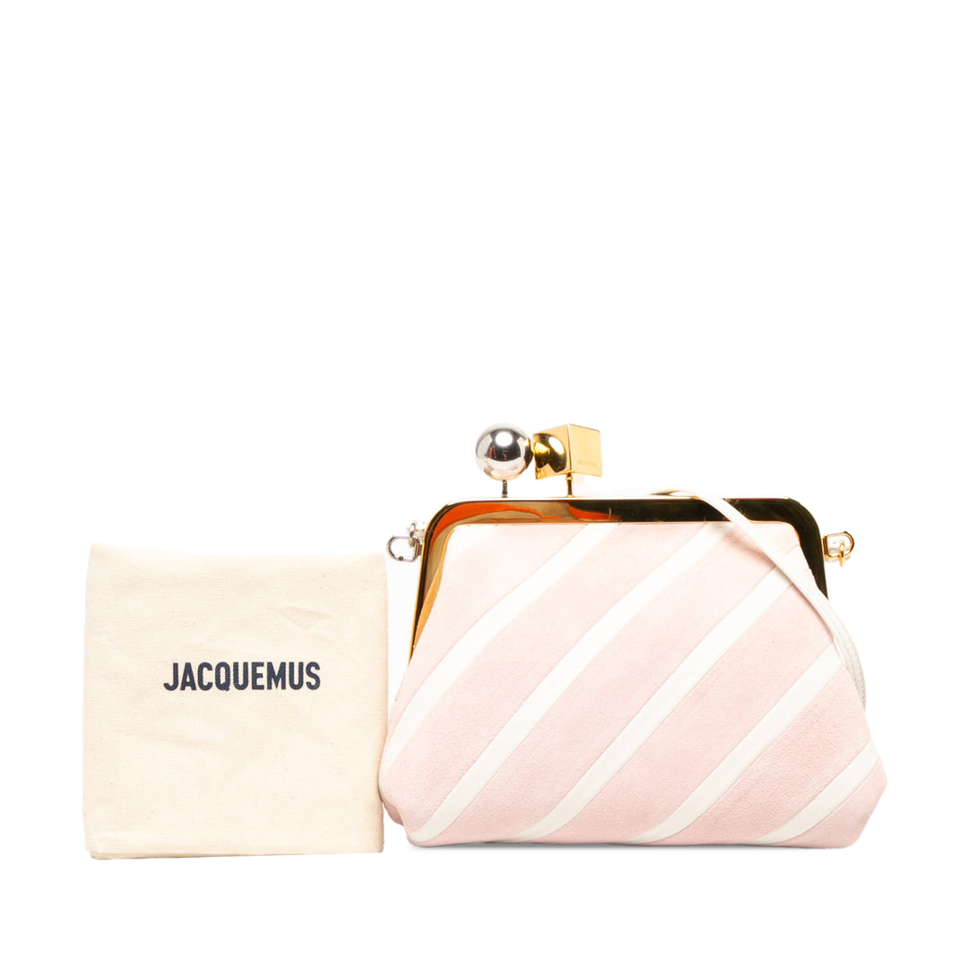 Jacquemus Sac porté épaule The Berlingot Rose – vue 6 – GABY PARIS