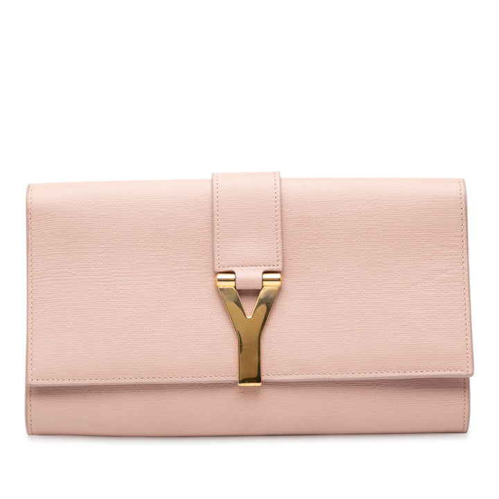 Saint Laurent Textured Cuir Chyc Ligne Pochette – GABY PARIS Authentique
