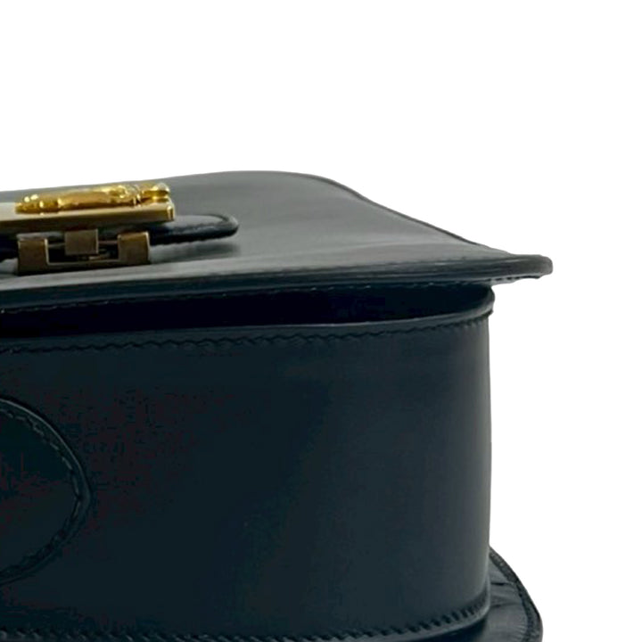 Celine Cuir de veau Horse Carriage Sac porté croisé