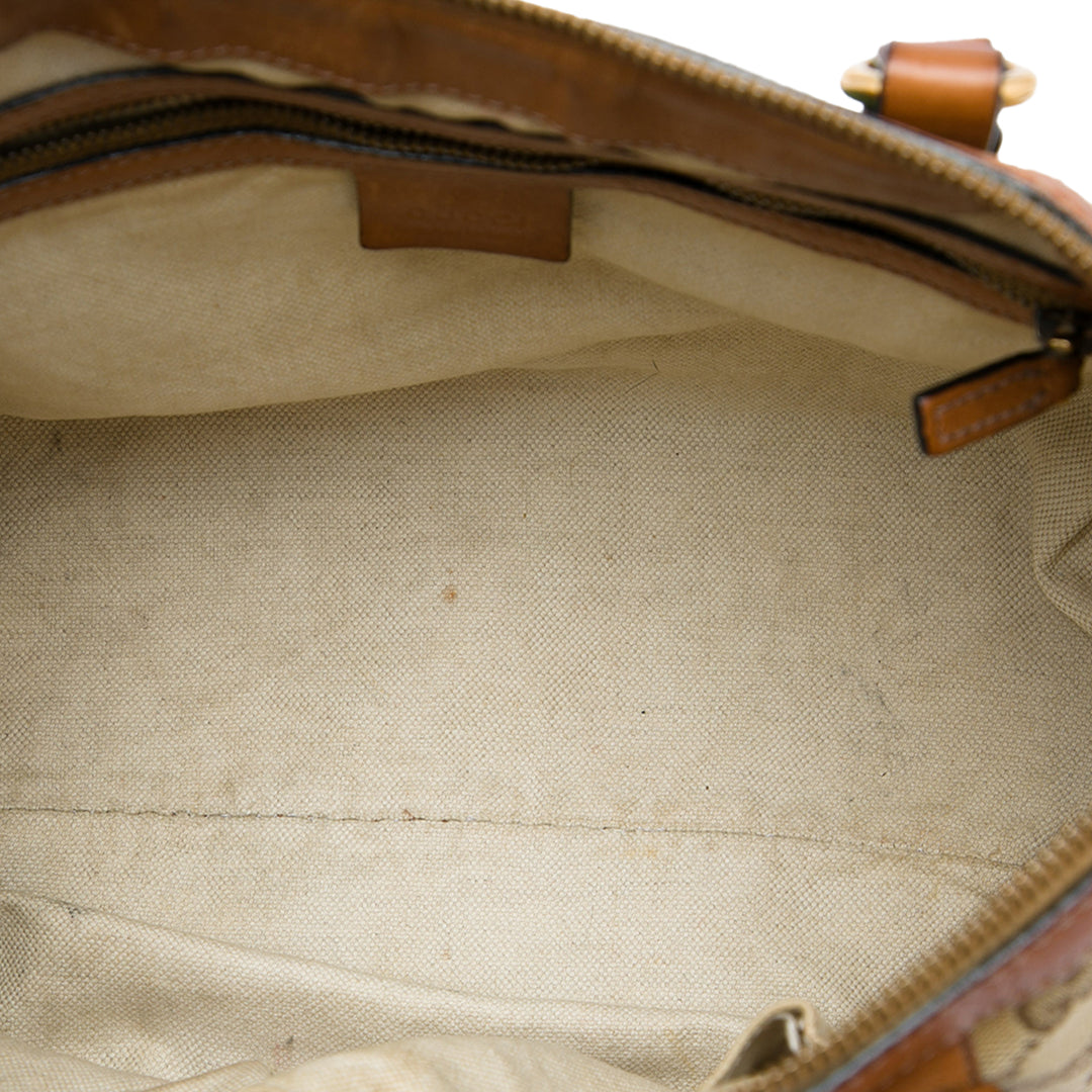 Gucci Sac à main GG Web Rania à Beige – vue 4 – GABY PARIS