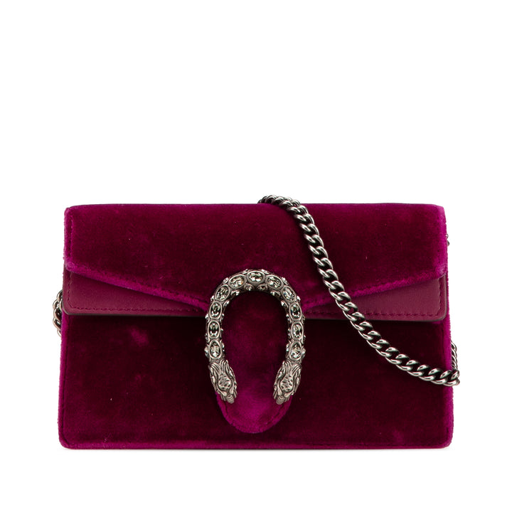 Gucci Mini Velours Dionysus Sac porté croisé