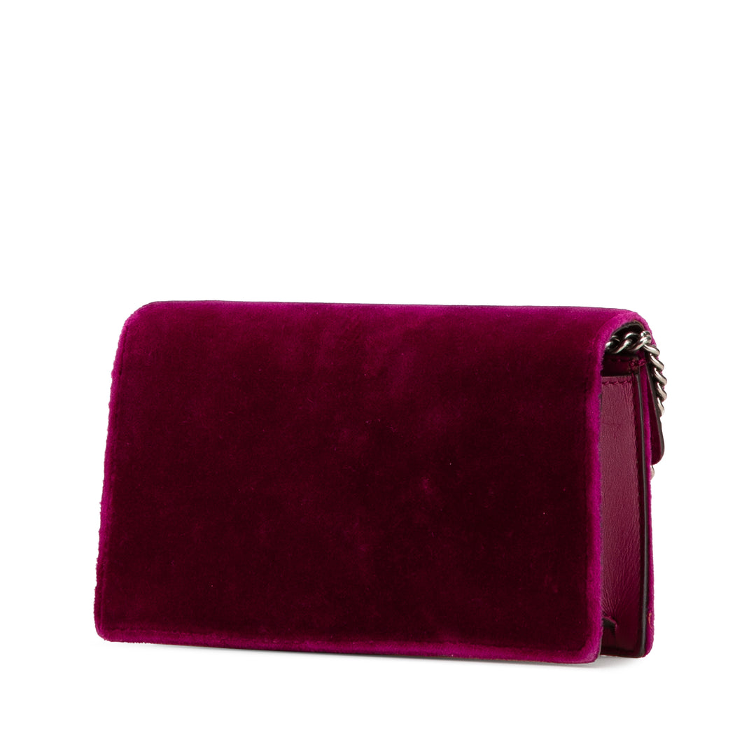 Gucci Mini Velours Dionysus Sac porté croisé