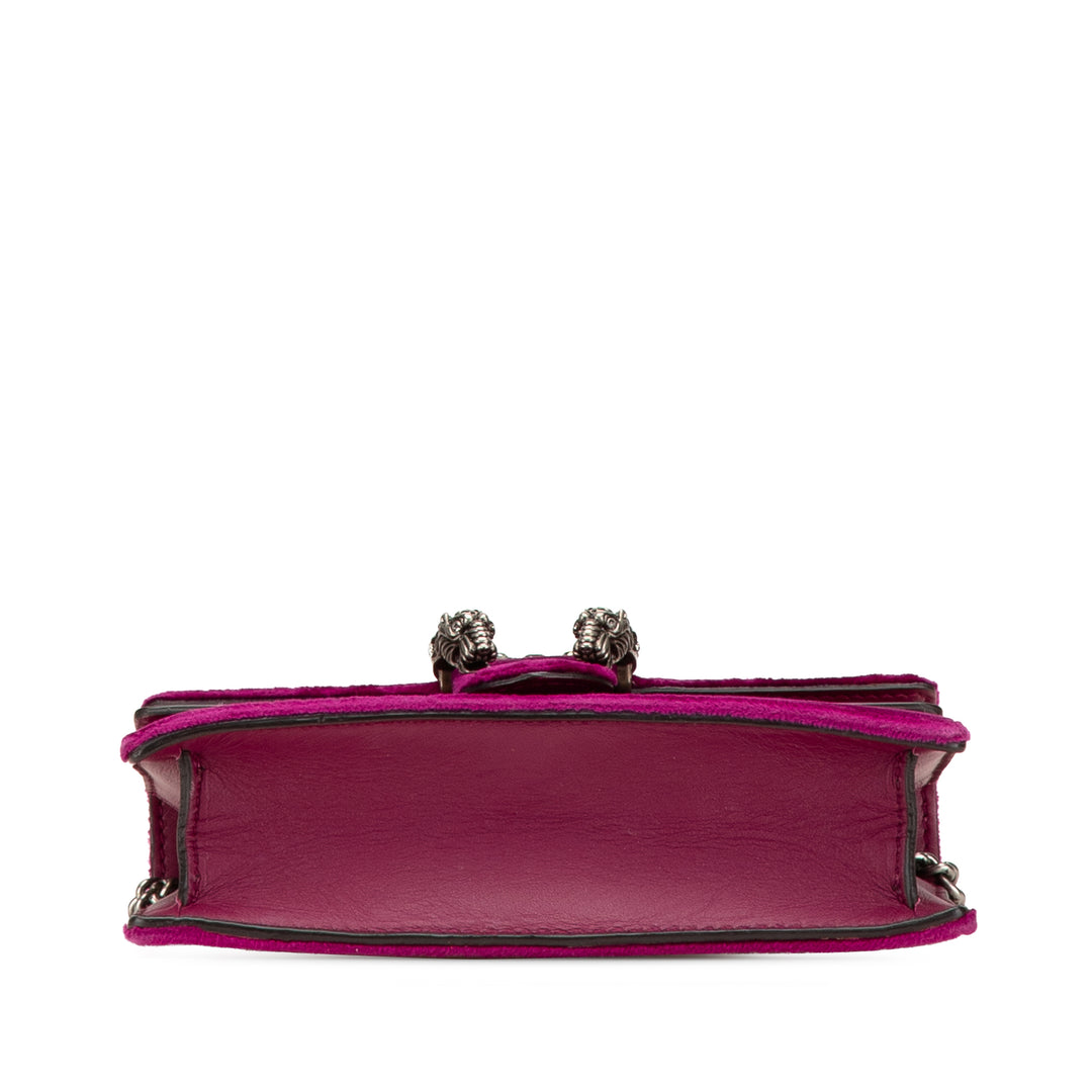 Gucci Mini Velours Dionysus Sac porté croisé