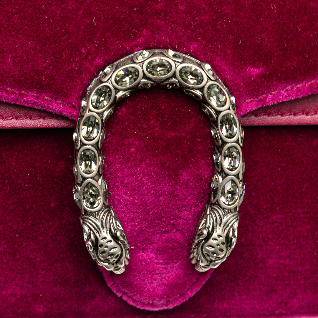 Gucci Mini Velours Dionysus Sac porté croisé