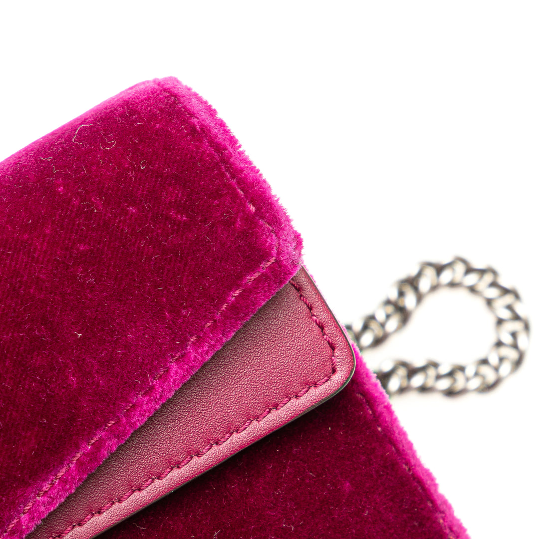 Gucci Mini Velours Dionysus Sac porté croisé