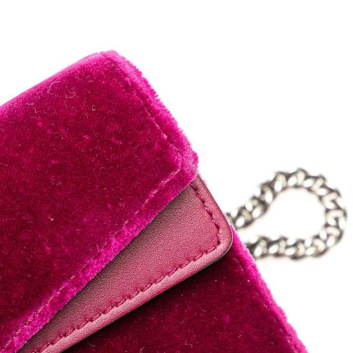 Gucci Mini Velours Dionysus Sac porté croisé